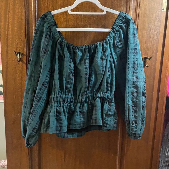 Tanya Taylor Georgetta Plaid Top size small - Picture 2 of 3